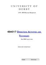 Research Papers 'Operations Activities and Techniques', 1.