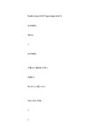 Samples 'Masīvi un to pielietojums', 5.