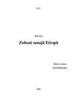 Research Papers 'Zobeni senajā Eiropā', 1.