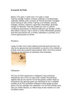 Summaries, Notes 'Leonardo da Vinči trīs izgudrojumi', 1.