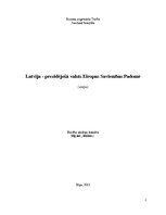 Essays 'Latvija - prezidējošā valsts Eiropas Savienības Padomē', 1.