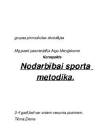 Presentations 'Sporta metodika', 1.