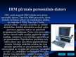 Presentations 'IBM PC datoru attīstība', 3.