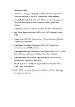 Essays 'Starptautiskās organizācijas: nozīme, struktūra un globālā sadarbība', 3.