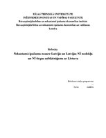 Research Papers 'Nekustamā īpašuma nozare Latvijā un Latvijas NĪ nodokļa un NĪ tirgus salīdzināju', 1.