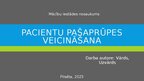 Presentations 'Pacientu pašaprūpes veicināšana', 17.