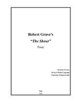 Essays 'Robert Grave "The Shout"', 1.