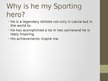 Presentations 'My Sporting Hero', 6.