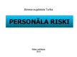 Presentations 'Personāla riski', 1.