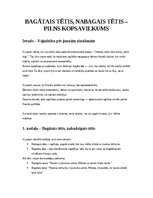 Summaries, Notes 'Bagātais tētis, nabagais tētis grāmatas kopsavilkums', 1.