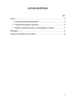 Research Papers 'Ziņojumu atbilstība sociāli ekonomiskajiem un vēlētāju psihografiskajiem paramet', 1.