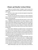 Research Papers 'Climate and Weather in Great Britain', 1.