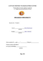 Practice Reports 'C kategorijas treneru prakses projekts', 1.