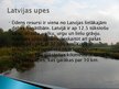 Presentations 'Latvijas upes un ezeri', 8.