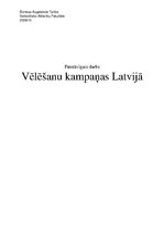 Essays 'Politiskās kampaņas Latvijā', 1.