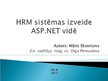 Term Papers 'HRM sistēmas izveide ASP.NET vidē', 91.