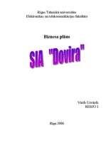 Business Plans 'SIA "Dovira"', 1.