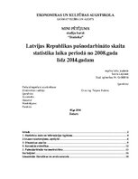 Samples 'Latvijas Republikas pašnodarbināto skaita statistika laika periodā no 2008. līdz', 1.