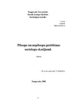 Research Papers 'Pilsoņu un nepilsoņu problēmas sociologu skatījumā', 16.