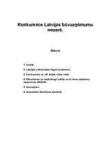 Research Papers 'Konkurence Latvijas būvuzņēmumu nozarē', 1.