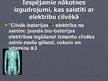 Presentations 'Elektrība cilvēkā', 16.
