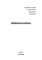 Research Papers 'Hellēnisma kultūra', 1.