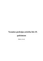 Research Papers 'Vecmātes profesijas attīstība līdz 19. gadsimtam', 1.