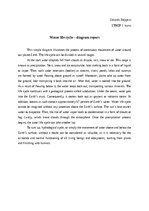 Summaries, Notes 'Water life cycle – diagram report', 1.