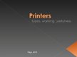 Presentations 'Printers', 1.