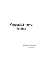 Research Papers 'Veģetatīvā nervu sistēma', 1.
