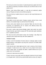 Essays 'The importance of creativity in problem solving', 10.