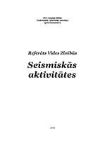 Research Papers 'Seismiskās aktivitātes', 1.