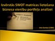 Research Papers 'Izvērstās SWOT matricas analīze', 17.