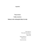 Research Papers 'Bankas izvēles ietekmējošie faktori Latvijā', 1.