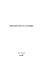 Research Papers 'Kokapstrādes darba rīki un tehnoloģijas', 1.