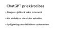 Presentations 'Kas ir ChatGPT?', 7.