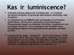 Presentations 'Luminiscence', 2.