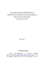 Research Papers 'Vides komunikācijas novērtējums Ķekavas novadā', 1.