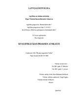 Practice Reports 'SIA "Biznesa augstskola Turība"', 1.
