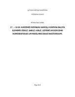 Research Papers '17. – 18.gs. Kurzemes dievnamu kanceļu korpusa balsta elementu Ēdolē, Sabilē, Ug', 1.