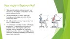 Presentations 'Ergonomiskie faktori', 3.