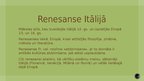 Presentations 'Renesanses māksla un arhitektūra Itālijā', 2.