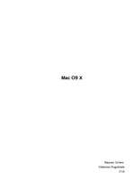 Research Papers 'Mac OS X', 1.