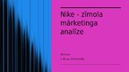 Presentations '"Nike" uzņēmumu analīze', 1.