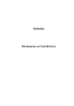 Research Papers 'Renesanse un humānisms', 1.