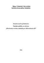 Research Papers 'Pievienotās vērtības nodoklis pēc LR iestāšanās ES', 1.