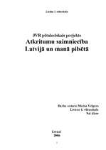 Research Papers 'Atkritumu saimniecība Latvijā', 1.