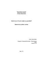 Research Papers 'Biheiviorisms politikas zinātnē', 1.