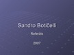 Presentations 'Sandro Botičelli daiļrade', 1.