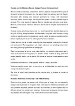 Essays 'Travel as a way to learn about the world', 6.